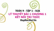 Lý Thuyết Toán 9 Bài 1: Phương Trình và Hệ Phương Trình Bậc Nhất Hai Ẩn (Kết Nối Tri Thức)